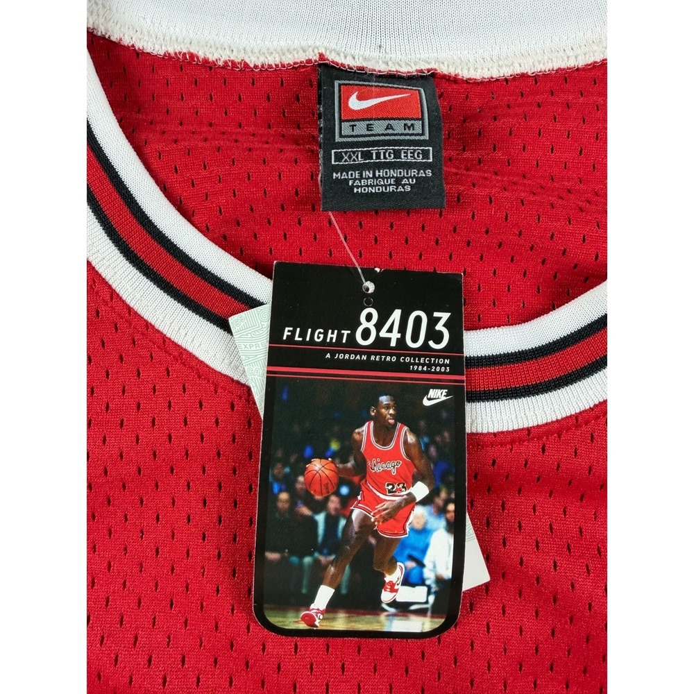 Vtg 2003 Nike Flight 8403 Jordan Bulls Jersey XXL‎ +2 NWT Deadstock - Picture 4 of 9